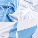 Maillot de football personnalisé orange, blanc et noir, effet dégradé par sublimation Maillot de football personnalisé orange, blanc et noir, effet dégradé par sublimation